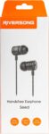 Riversong Handsfree Seed Earphones Noise Isolating in-Ear Headphones Clear Sound with Built-in Microphone, Fits All 3.5mm iOSAndroid Devices iPhone iPad iPod MP3 Samsung etc. (Black)