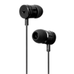 Riversong Handsfree Seed Earphones Noise Isolating in-Ear Headphones Clear Sound with Built-in Microphone, Fits All 3.5mm iOSAndroid Devices iPhone iPad iPod MP3 Samsung etc. (Black)